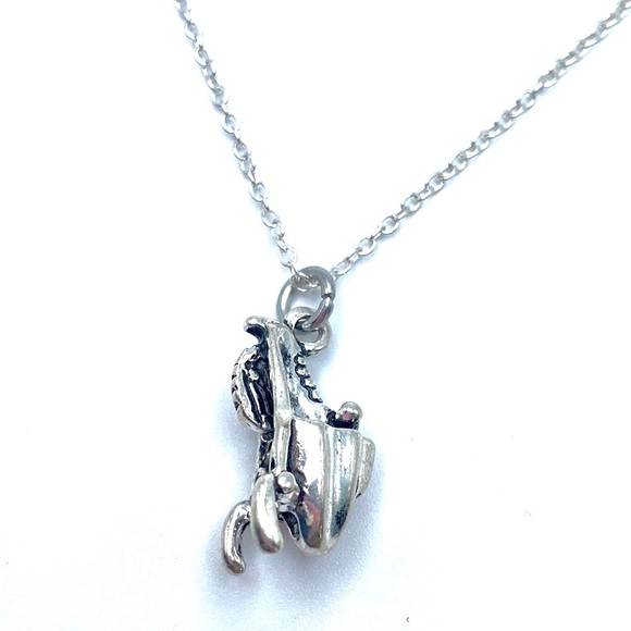 Snowmobile Necklace Winter Sports Snow Machine - Picture 2 of 10